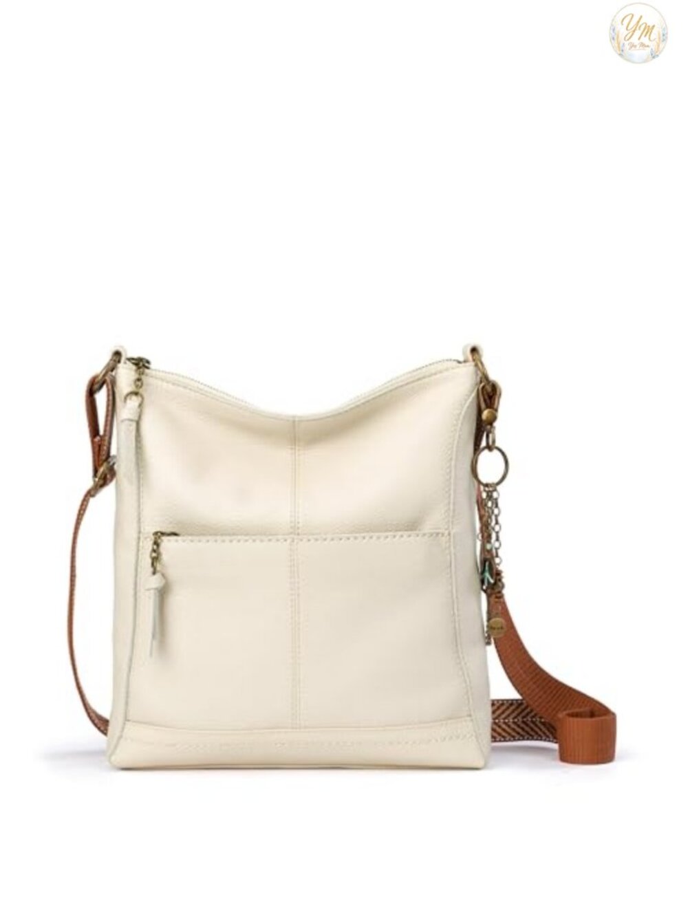 The Sak Lucia Leather Crossbody Purse Adjustable Strap